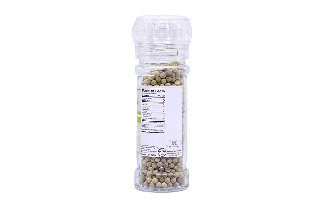 Tassyam White Pepper Grinder    Bottle  60 grams